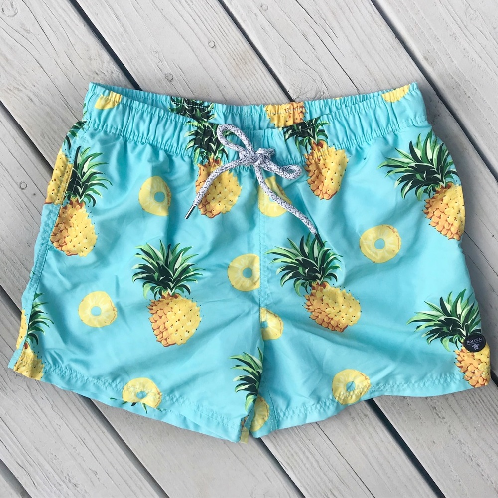 NWT Pineapple Swim Trunks